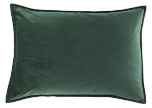 Zamatový poťah na vankúš Aix Forest Green 50 × 70 cm