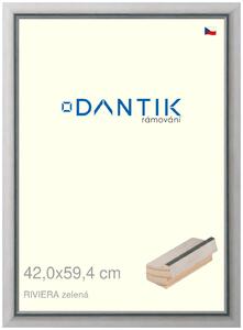 DANTIK rám na obraz 42x59,4 | RIVIERA zelená (Plexi Čiré)