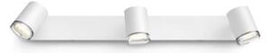 PHILIPS HUE Stropné bodové LED kúpeľňové osvetlenie HUE ADORE s vypínačom, 3xGU10, 5W, teplá biela-studená biela