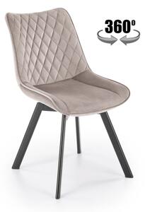 Otáčacia jedálenská stolička OMBRA 1 ks béžová
