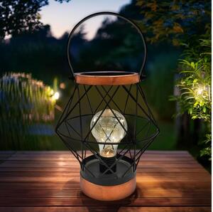 Solight WO3105 - LED Dekoračná stolná lampa LED/3xAA čierna/meď