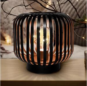 Solight WO3103 - LED Dekoračná stolná lampa LED/3xAA čierna/meď