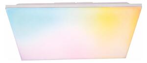 LED RGBW stmievateľný panel 24 W/230 V, biely, s diaľkovým ovládaním