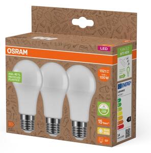 SADA 3x LED žiaroviek z recyklovaného plastu A100 E27/14W/230V 2700K - Osram