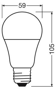 LED žiarovka A60 E27/8W/230V 6500K - Osram