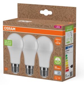 Sada 3x LED žiaroviek z recyklovaného plastu A100 E27/14W/230V 4000K - Osram