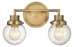 Quintiesse QN-POPPY2-HB-BATH - Kúpeľňové nástenné svietidlo POPPY 2xE27/60W/230V IP44 zlatá