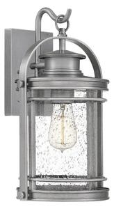 Quintiesse QN-BOOKER-M-IA - Vonkajšie nástenné svietidlo BOOKER M 1xE27/60W/230V IP44, matný chróm