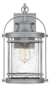 Quintiesse QN-BOOKER-M-IA - Vonkajšie nástenné svietidlo BOOKER M 1xE27/60W/230V IP44, matný chróm