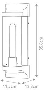Quintiesse QN-PEARSON-M-BU - Vonkajšie nástenné svietidlo PEARSON M 1xE27/60W/230V IP44 bronz