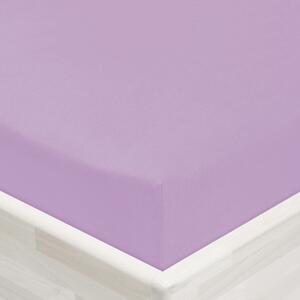 Jersey napínacie prestieradlo JR-012 Levanduľové 90 x 200 - výška 20 cm
