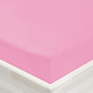 Jersey napínacie prestieradlo JR-008 Ružová lila 90 x 200 - výška 20 cm