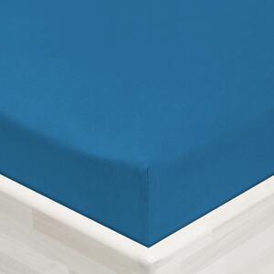 Jersey napínacie prestieradlo JR-016 Modré 90 x 200 - výška 20 cm