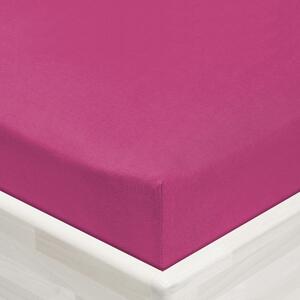 Jersey napínacie prestieradlo JR-009 Orgovánové 90 x 200 - výška 20 cm