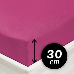 Jersey napínacie prestieradlo na vysoký matrac JR-009 Orgovánové 80 x 200 - výška 30 cm
