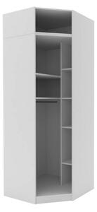 KORPUS ROHOVEJ SKRINE, biela, 91,1/242,2/91,1 cm Hom`in - Skrine