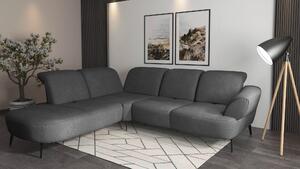 ROHOVÁ SEDAČKA, textil, tmavosivá Sit & More - Sedačky, Online Only