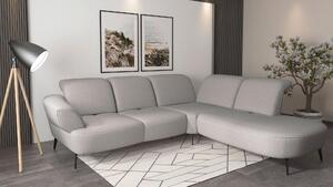 ROHOVÁ SEDAČKA, textil, svetlosivá Sit & More - Sedačky, Online Only