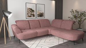 ROHOVÁ SEDAČKA, textil, baklažánová Sit & More - Sedačky, Online Only