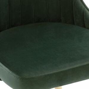 Jedálenská stolička 4 ks látka / buk Dekorhome Tmavosivá