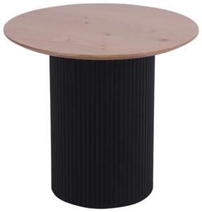 KONFERENČNÝ STOLÍK, čierna, farba duba, drevo, kompozitné drevo, 50/50/48 cm Stylife - Stolíky do obývačky, Online Only