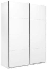 SKRIŇA S POSUVNÝMI DVERAMI, biela, 150/211,5/61,5 cm MID.YOU - Skrine, Online Only