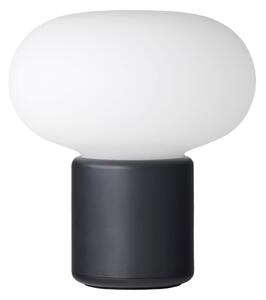 NEW WORKS Prenosná lampa Karl-Johan, Cold Black