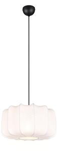 Japandi závesná lampa čierna s bielou 40cm - Madleine