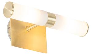 Moderná nástenná lampa do kúpeľne zlatá IP44 2-svetlá - Bath