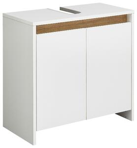 SKRINKA POD UMÝVADLO, biela, farba duba, biela, 61,8/59,3/32,2 cm Xora - Kúpeľňové skrinky, Online Only