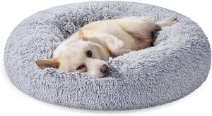 SONGMICS Plyšový peliešok Fluffys XL 80 cm sivý