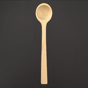 AMADEA Drevená lyžička, masívne drevo, 14 cm