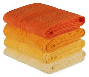 SADA UTERÁKOV NA RUKY, 50/90 cm, žltá, oranžová, svetložltá, tmavooranžová - Kúpeľňový textil, Online Only