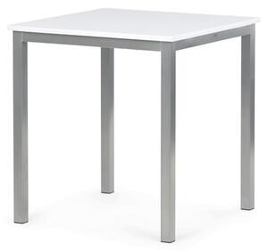 Jedálenský stôl Autronic 70x70 cm Biela Melamín GDT-201 WT