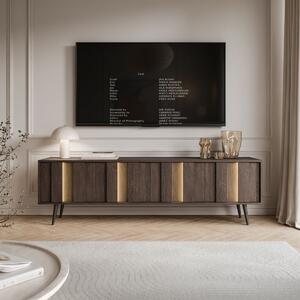 TV STOLÍK ELVIRA DUB DUNIN LED 183 cm