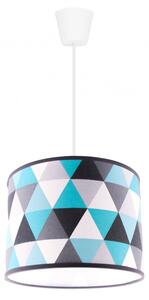 Moderná jednoduchá závesná lampa s farebne nastaviteľným tienidlom