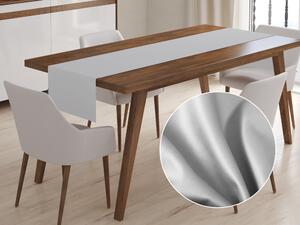Biante Bavlnený saténový behúň na stôl ST-012 Svetlo sivý 20x120 cm