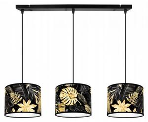 Elegantná moderná lampa s nastaviteľným tienidlom s kvetinovým vzorom