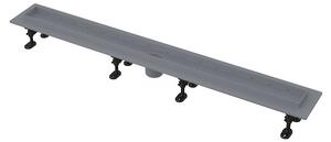 Sprchový žľab Alca 75 cm plast šedá APZ2012-750