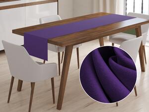Biante Dekoračný behúň na stôl Rongo RG-082 Tmavo fialový 45x140 cm