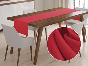 Biante Dekoračný behúň na stôl Rongo RG-087 Jahodovo červený 20x140 cm