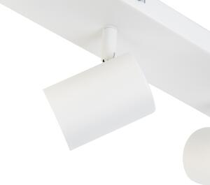Inteligentné stropné svietidlo biele obdĺžnikové vrátane 3 Wifi GU10 - Jeana