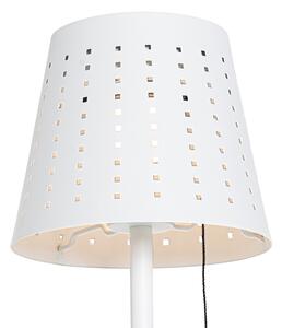 Vonkajšie stojace svietidlo biele vrátane LED 3-stupňovo stmievateľné na solárne - Ferre