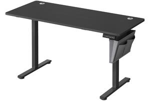 SONGMICS Elektricky nastaviteľný písací stôl Vasagle Foral 140 cm čierny