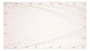 Obrus s vianočným motívom - vianočné gule na sivom podklade, 130x220 cm, 100% polyester., 130 х 220 cm
