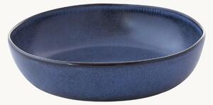 Kameninové hlboké taniere Blue Maison, 6 ks