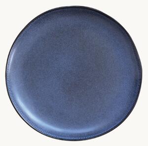 Kameninové plytké taniere Blue Maison, 6 ks