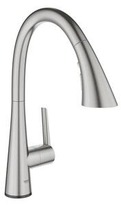 Drezová batéria GROHE Zedra Touch so senzorom supersteel 30219DC2