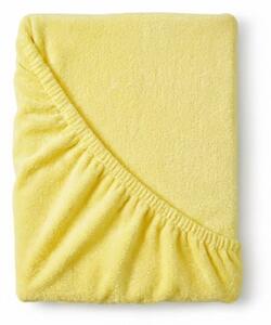 Kvalitex Froté plachta jednolôžko 100x200cm citrus