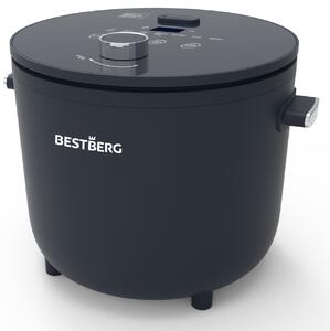 BestBerg BBRC-100 ryžovar s nízkym obsahom sacharidov / 2 l / 400 W / čierny